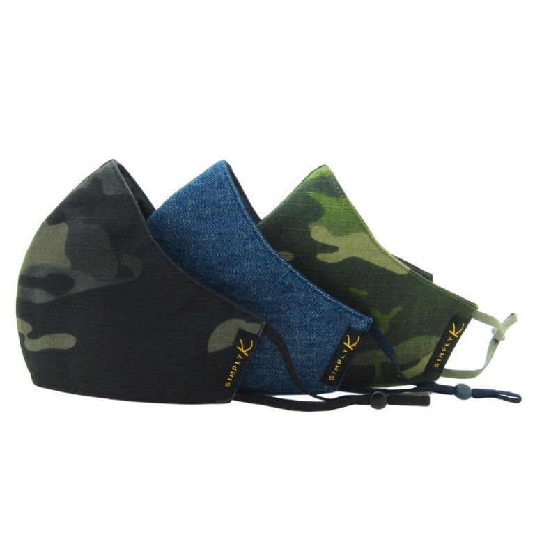 ArmySlimfit Simply K Camo SLIMFIT Fashion Face Mask Set
