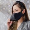 Lucky Stars Fashion Face Mask Black